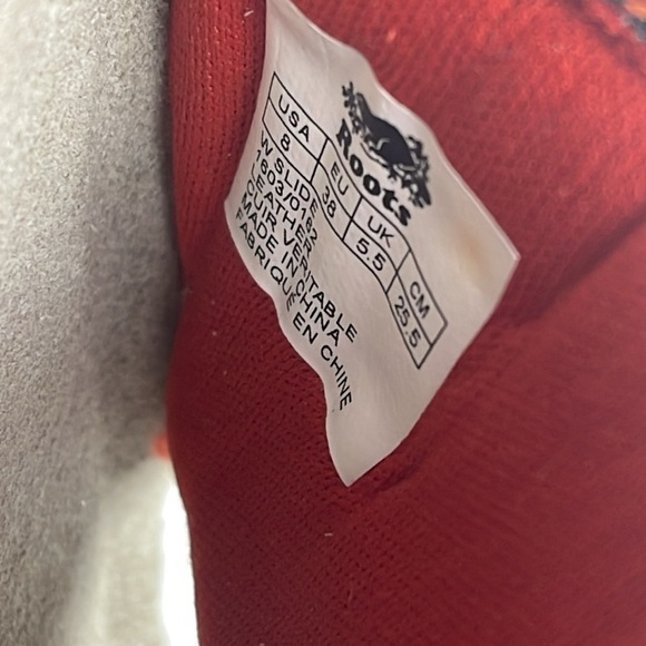 Roots women’s slide red leather size 8 - Picture 8 of 8